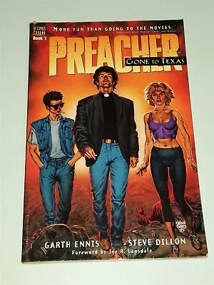 Buy Preacher Gone To Texas Book 1 Ennis Dillon Vertigo Dc Comics Tpb (paperback) < • 4.99£