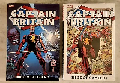 Buy Captain Britain - Marvel Deluxe Hardcover Lot - Volumes 1 And 2 • 56.76£