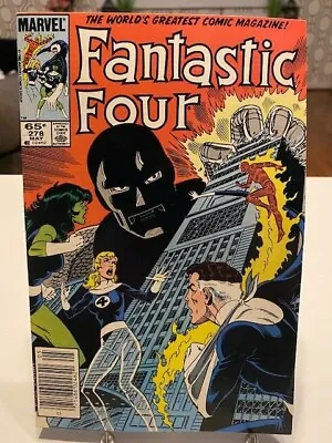 Buy Fantastic Four 278 (1985)  ORIGIN DR. DOOM! KRISTOFF BECOMES DR. DOOM!  NEWSTAND • 13.43£