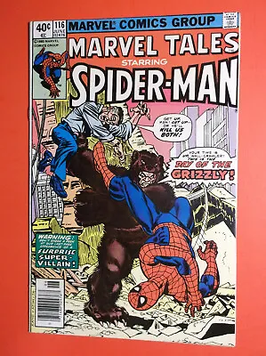 Buy MARVEL TALES # 116 - FN 6.0 - 1980 NEWSSTAND - Reprints AMAZING SPIDER-MAN 139 • 4.76£