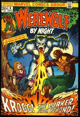 Buy WEREWOLF BY NIGHT #8 1973 NM- 9.2 1ST APPEARANCE Of KROGG Mike Ploog MARVEL • 79.05£