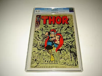 Buy Thor #154 CGC 9.2   1968 Silver Age Key  Marvel Comic  1st App. Mangog • 223.01£