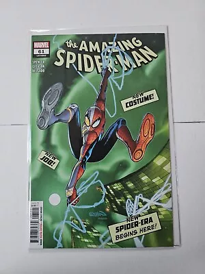 Buy Amazing Spider-man 61 - Vol.5 - New Costume - Hand Cvr - New - High Grade • 0.86£
