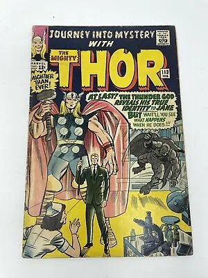 Buy Journey Into Mystery #113 -Thor Reveals Identity Jane - Origin Loki -1965- FN • 94.94£