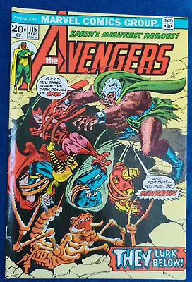 Buy The Avengers Vol 1 #115. 1973. Marvel. Featuring Loki And Dormammu!! 8.0 Vf!! • 15.99£