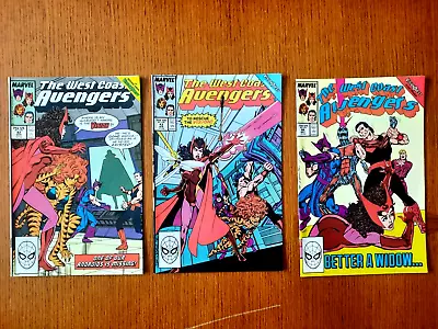 Buy West Coast Avengers #42,43,44, Vision Quest Marvel Comics Lot John Byrne! Wasp • 23.99£