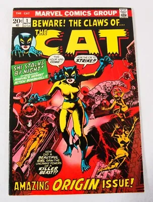 Buy The Cat #1, 1972 Marvel Comic, Origin Issue, 70 FN/VF • 47.93£