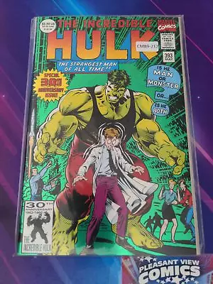 Buy Incredible Hulk #393 Vol. 1 High Grade Marvel Comic Book Cm89-212 • 7.90£
