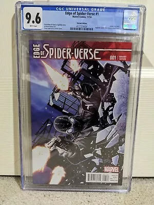 Buy Marvel Edge Of Spider-verse # 1 (2014) Greg Land Spider-man Noir Variant Cgc 9.6 • 63.54£