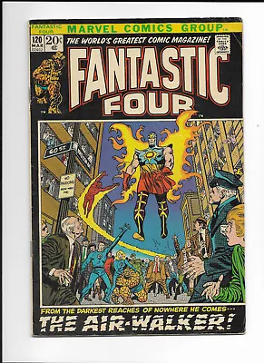 Buy Fantastic Four #120 (1972) 1st App Air-Walker FN- 5.5 • 27.71£