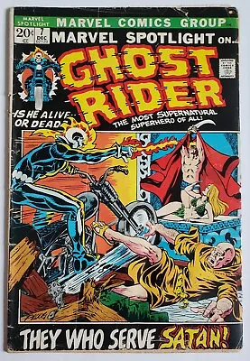 Buy Marvel Spotlight #7 FN 3rd App Ghost Rider Marvel Comics 1972 Key Issue  • 22.07£