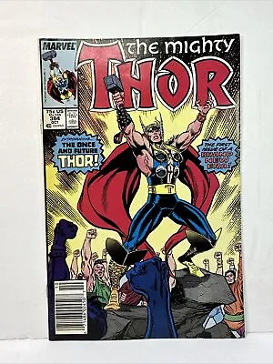 Buy The Mighty Thor #384 Marvel Comics Newsstand 1st App Future Thor NM- 9.2 • 6.31£