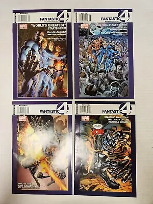 Buy Fantastic Four Lot Of Newsstand 554, 555, 557, 558 1st Old Man Logan Marvel 2009 • 64.25£