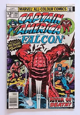 Buy Captain America #208 1977 Marvel (UK Price) Low Grade Reader DETAILED PHOTOS • 1.10£