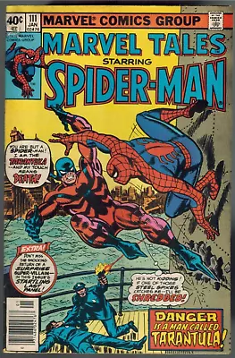 Buy Marvel Tales 111  Tarantula! Punisher! (rep Amazing Spider-Man 134) 1980 Good • 3.16£