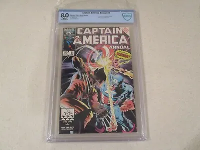 Buy Captain America Annual 8 CBCS 8.0  (1986, Marvel) • 23.10£