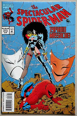Buy Spectacular Spider-Man #213 Vol 1 - Marvel Comics - Ann Nocenti - James Fry • 3.95£