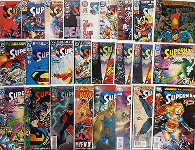 Buy Superman (1987) #21-692 +Annual 5&6 EACH SIGNED! Jurgens Azzarello Reis Robinson • 11.07£