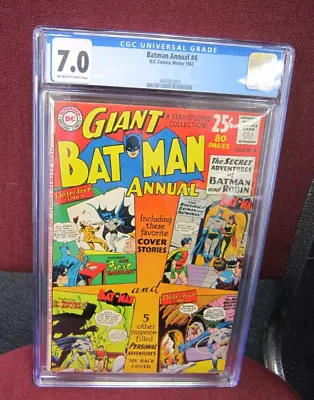Buy Batman Annual #4 CGC 7.0 - 1962 • 159.10£