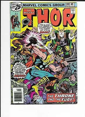 Buy The Mighty Thor #249 1976  Jack Kirby Cover Buscema Art Odin Marvel Bronze Comic • 5.19£