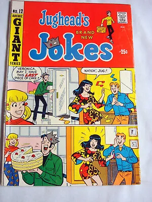 Buy Jughead's Jokes #12 1969 Good Archie Comics Giant Mod Mini-Skirt Cover • 6.39£