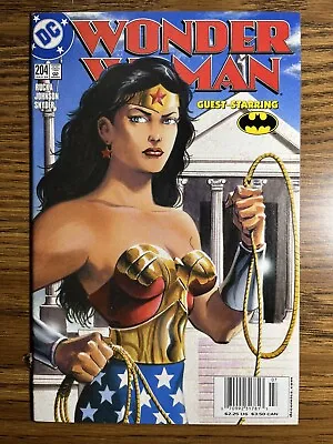 Buy Wonder Woman 204 Rare Newsstand Variant Gorgeous Wagner Cover Dc Comics 2004 • 15.73£