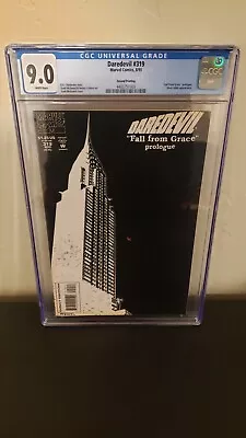Buy Daredevil #319 Marvel Comics 1993 Second Printing White Pages CGC 9.0 • 31.62£