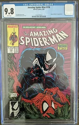 Buy Amazing Spider-man #316 - Cgc 9.8 - Venom & Black Cat App. - Todd Mcfarlane Art • 336.01£