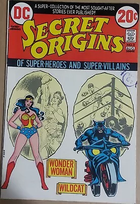 Buy DC Comics .. Secret Origins #3 Wonder Woman  /  Wildcat.  1973 • 3£
