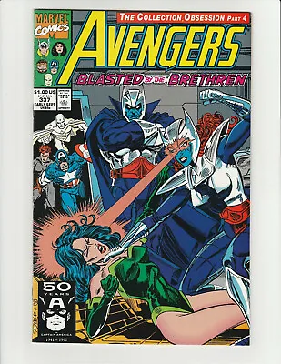 Buy Avengers #337 Black Knight Thor Captain America Vision Hercules 9.0 VF/NM+ • 9.13£