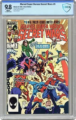 Buy Marvel Super Heroes Secret Wars #5D CBCS 9.8 1984 21-26F9F7C-002 • 75.33£