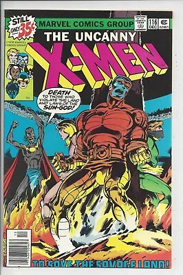 Buy X-men #116 VF+ (8.5) 1978 Classic Claremont/Byrne/Austin Copy White Pages • 59.37£