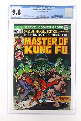 Buy Special Marvel Edition #15 - Marvel Comics 1973 CGC 9.8 1st Appearance Of Shang- • 4,690.35£