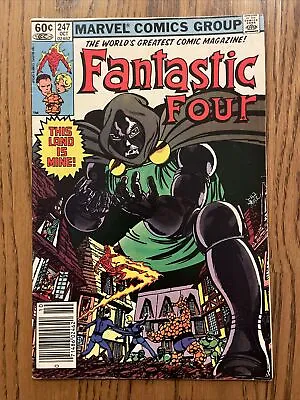 Buy Fantastic Four #247 (Marvel 1982) 1st App Kristoff Vernard Dr. Doom! Byrne VF- • 11.88£