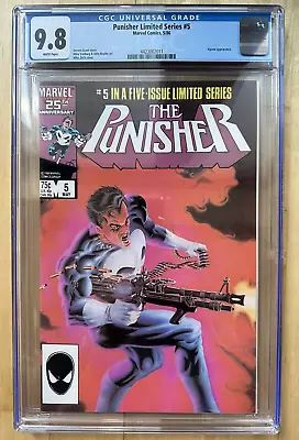 Buy Punisher Limited Series #5 Marvel 1986 Jigsaw Appearance White Pages CGC 9.8 • 166.02£