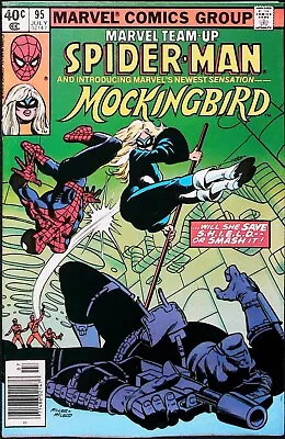 Buy Marvel Team-Up Spider-Man #95 (1980) KEY-1st App Of Mockingbird*-Very Fine Range • 31.62£