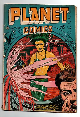 Buy Planet Comics #49 - Sci-fi Adventure - 1947 - GD/VG • 197.09£