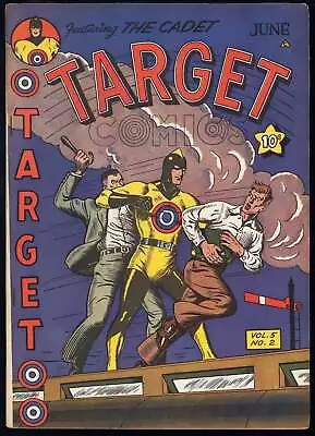 Buy Target Vol. 5 #2 Novelty Press 1944 (VG+) Superhero Cover! HTF! L@@K! • 159.63£