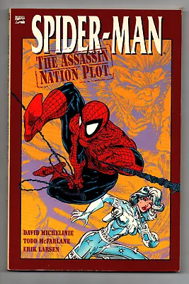 Buy Spider-Man The Assassin Nation Plot TPB - 1st Print - McFarlane - ASM 320-325 • 14.24£