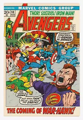 Buy Avengers #98 VFN+ 8.5 Versus War-Hawk • 65£
