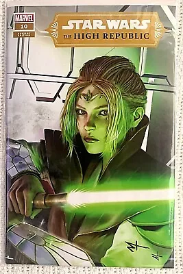 Buy 🔥MARVEL~STAR WARS~THE HIGH REPUBLIC #10~TURINI VARIANT~Signed By MARCO W/COA~🔥 • 51.93£