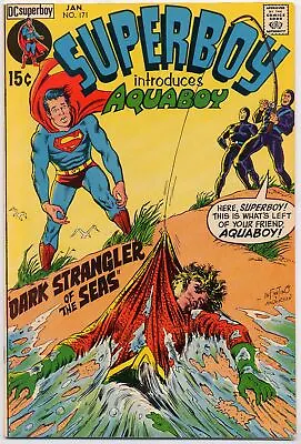 Buy Superboy 171 VF+ 8.5 1971 DC 1st App Aquaboy Carmine Infantino • 15.99£