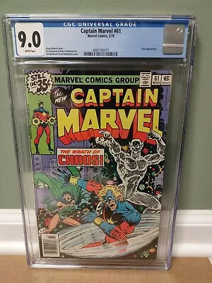 Buy Captain Marvel #61 CGC 8.5  Marvel Comics  1979  1st Appearance Of Elysius  🇺🇸 • 47.45£
