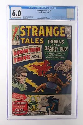 Buy Strange Tales #126 - Marvel Comics 1964 CGC 6.0 1st Appearance Of Clea And Dorma • 181.32£