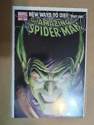Buy Marvel Comics AMAZING SPIDER-MAN #568-VARIANT-Green Goblin 2008 • 10.39£