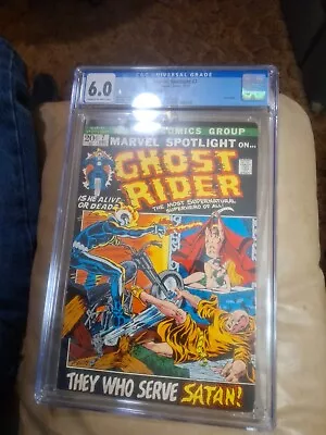 Buy Marvel Spotlight #7 CGC 6.0 CR/OW  Pages -  3rd Appearance Of Ghost Rider • 51.97£