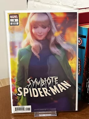 Buy Symbiote Spiderman #1 Marvel Comics 2019 Stanley Artgerm Lau Cover C Variant • 5.59£
