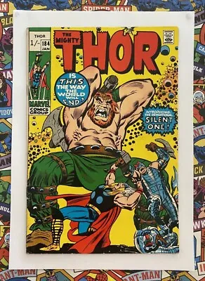Buy THOR #184 - JAN 1971 - 1st THE SILENT ONE APPEARANCE! - FN+ (6.5) PENCE COPY! • 14.99£
