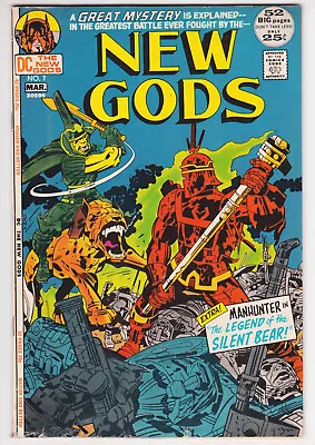 Buy New Gods #7 Very Good Plus 4.5 First Appearance Of Steppenwolf Jack Kirby 1972 • 15.76£