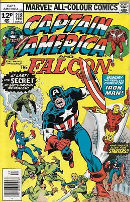 Buy Captain America (1968) # 218 UK Price (6.5-FN+) Iron Man 1978 • 9£